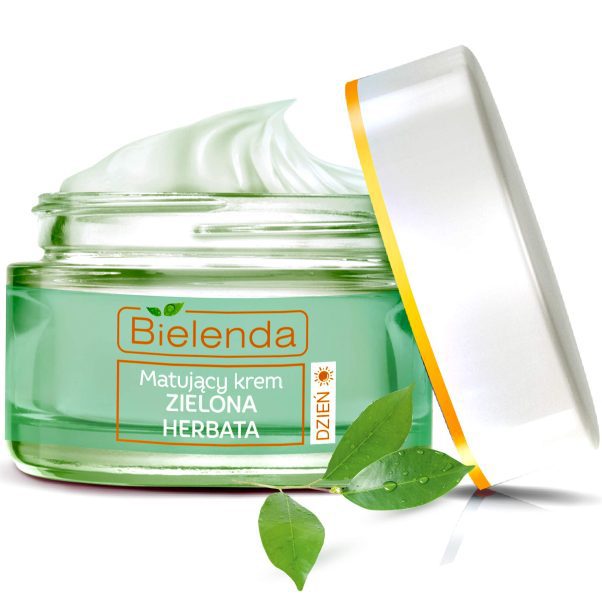 Bielenda green tea matting face cream(day) كرم روز مات كننده صورت برگ چاي سبز بيلندا