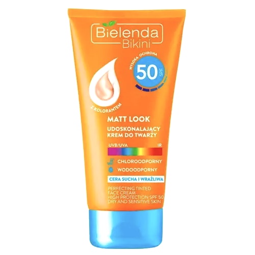 Bielenda sunscreen spf 50 کرم ضد آفتاب بیلندا مخصوص پوست خشک و حساس