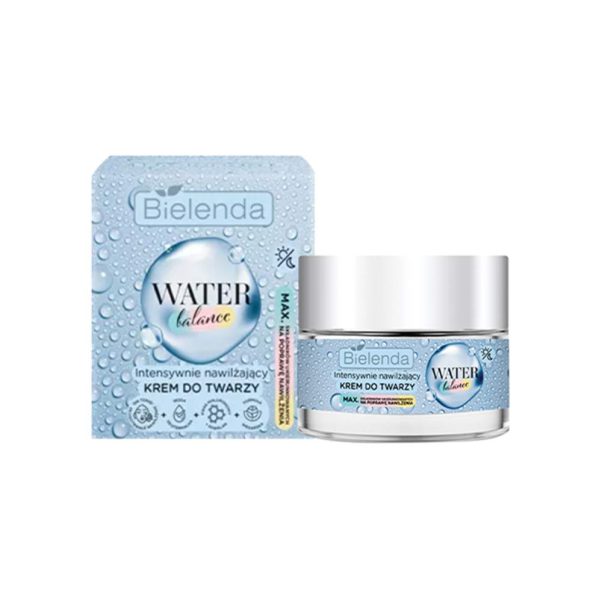 کرم آبرسان قوی واتر بالانس بی یلندا Bielenda water balance intensively moisturizing face cream