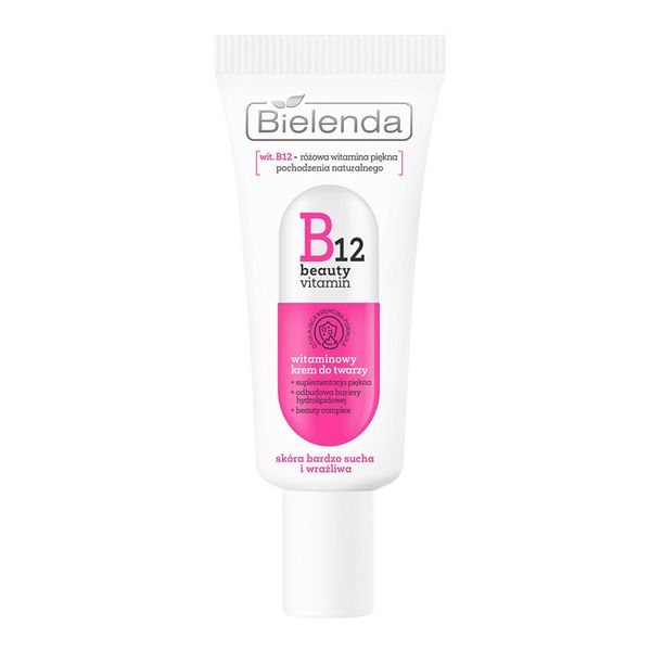 کرم صورت B12 ویتامین بیوتی بی یلندا B12 BEAUTY VITAMINE face cream BIELENDA