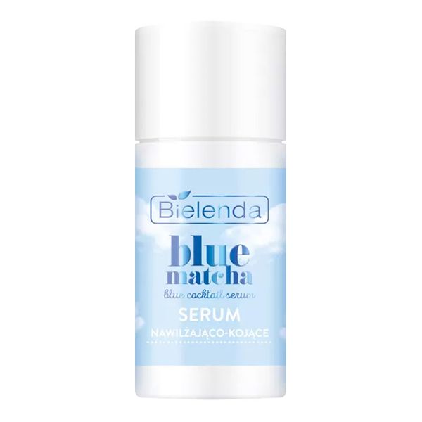 سرم آبرسان و تسکین دهنده بلو ماچا بی یلندا BLUE MATCHA Blue Coctail Moisturizing & Soothing Serum BIELENDA