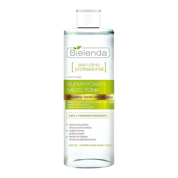 تونر اصلاح کننده و ضد پیری اسکین کلینیک بی یلندا SKIN CLINIC PROFESSIONAL Actively Correcting ANTI-AGE Tonic BIELENDA