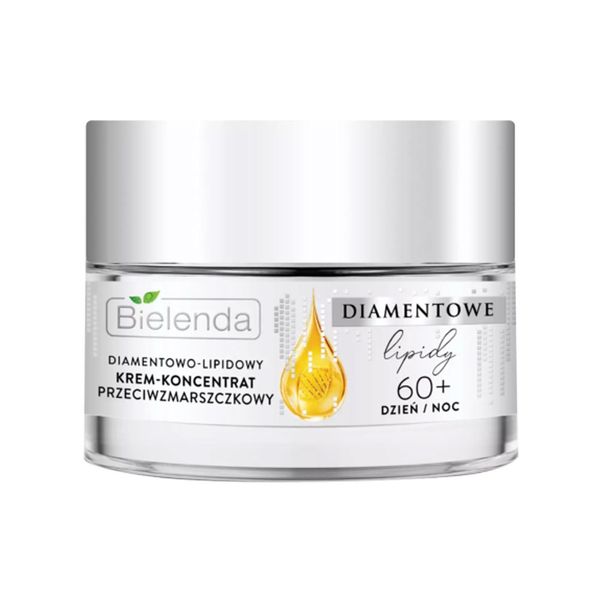کرم روز و شب فوق قوی حاوی لیپیدهای الماس بی یلندا +60 DIAMOND LIPIDS Diamond-lipid Cream – Anti-wrinkle Concentrate 60+, day/night BIELENDA