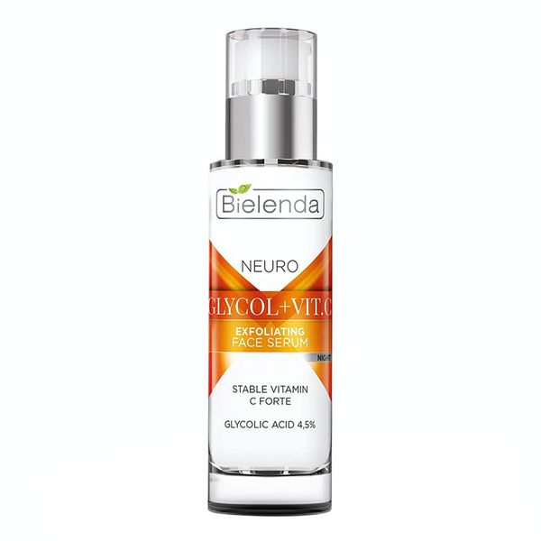 سرم شب لایه بردار صورت حاوی ویتامین C و گلیکول بی یلندا NEURO GLYCOL NIGHT SERUM BIELENDA