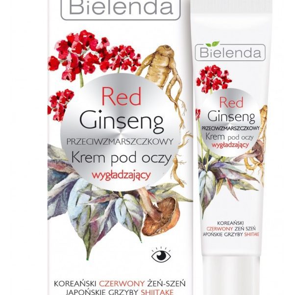 کرم دور چشم ضد چروک،آبرسان و احیا کننده حاوی عصاره جنسینگ قرمز بیلندا 15 میل BIELENDA Red Ginseng Eye Cream Anti-Wrinkle Smoothing & Revitalising 15ml
