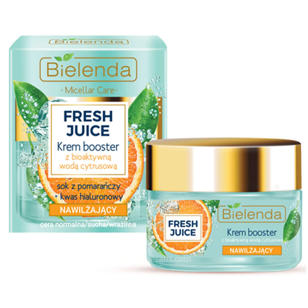 کرم آبرسان عصاره پرتقال بیلندا Bielenda Fresh Juice Citric Moisturizing Cream