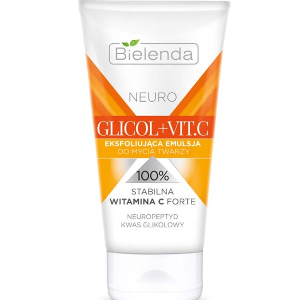 امولسیون پاک کننده صورت ویتامین سی بی یلندا BIELENDA NEURO GLYCOL AND VITAMIN C EMULSION