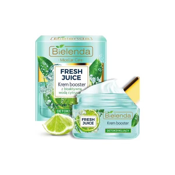 کرم سم زدا و مرطوب کننده Fresh Juice بی یلندا حاوی عصاره لیمو
BIELENDA LEMON FRESH JUICE DETOXIFYING FACE CREAM