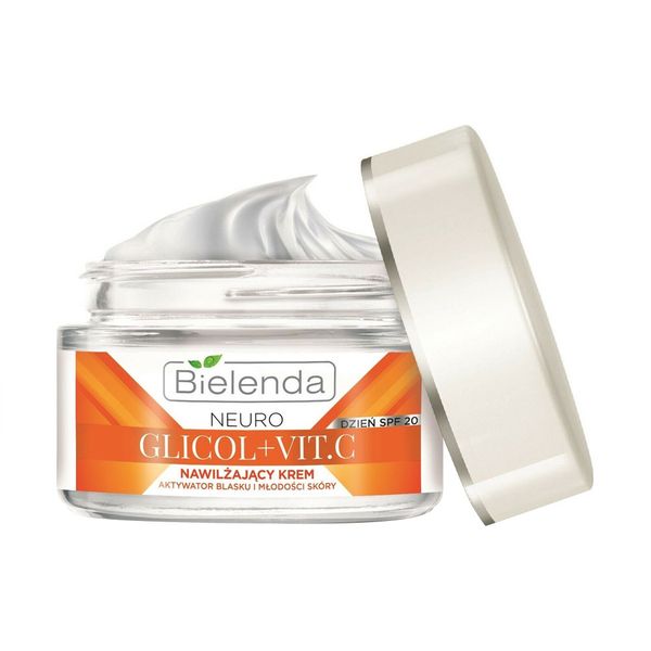 کرم روز رطوبت رسان حاوی ویتامین C و گلیکول بی یلندا NEURO GLYCOL MOISTURISING DAY CREAM 50 ML BIELENDA