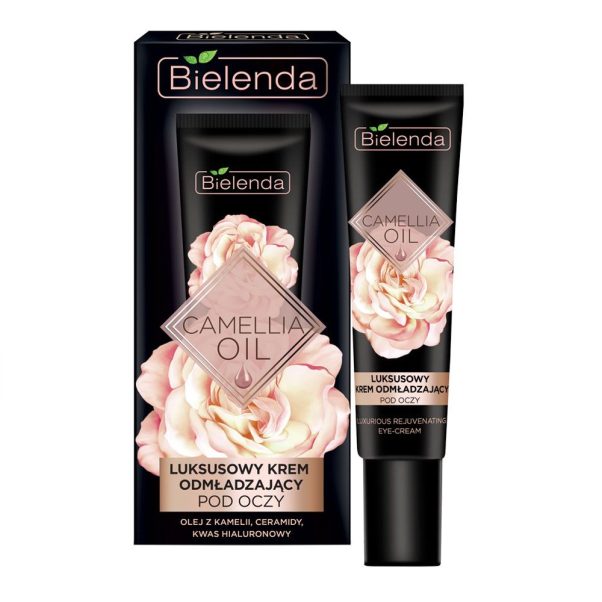 کرم دورچشم جوانکننده روغن لوکس کاملیا بی یلندا CAMELLIA OIL LUXURIOUS EYE CREAM BIELENDA