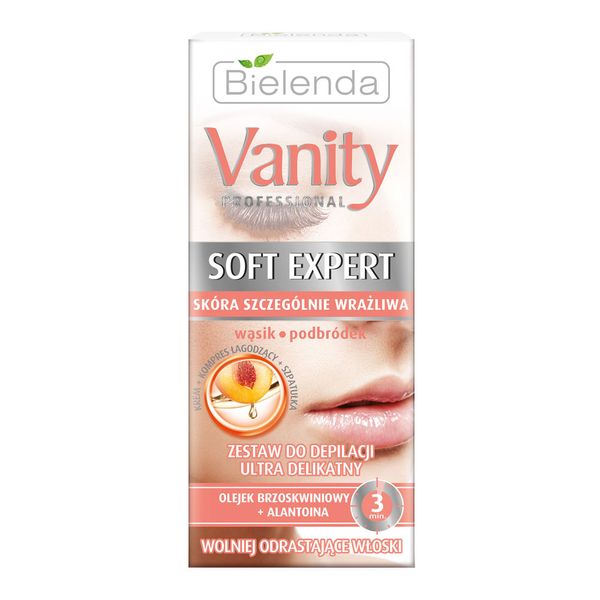 کرم موبر صورت مناسب برای پوست حساس ونیتی بی یلندا VANITY SOFT EXPERT sensitive hair removal in cream for face BIELENDA