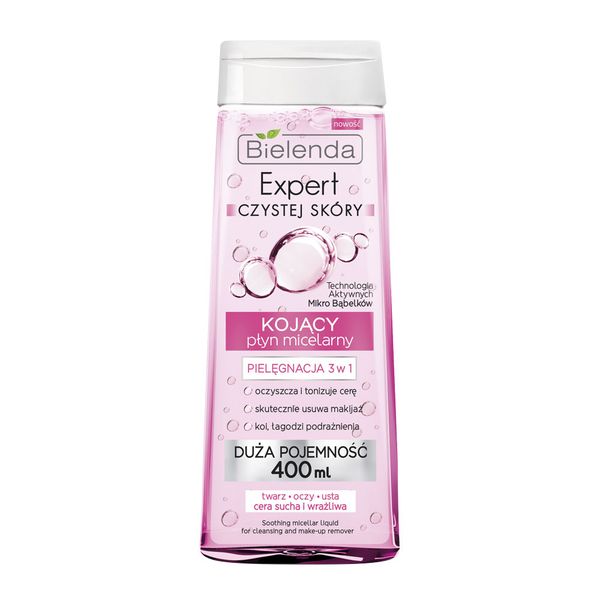 میسلار آرامش بخش سه در یک بی یلندا 3in1 Clean Skin Expert Micellar Water BIELENDA
