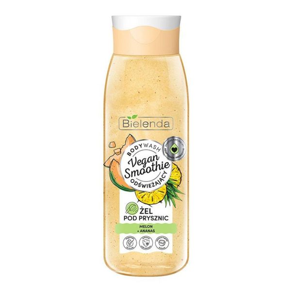 شامپو بدن ملون و آناناس بی یلندا BIELENDA VEGAN SMOOTHIE MELON SHOWER GEL 400 ML