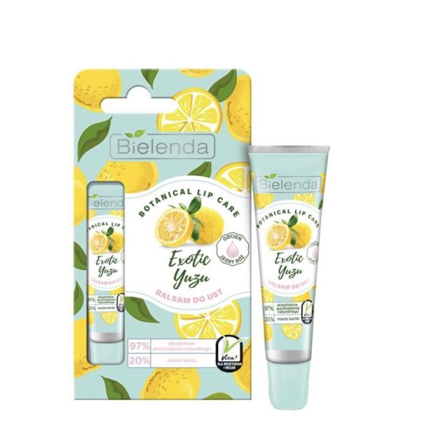 بالم لب گیاهی حاوی یوزو بی یلندا BOTANICAL LIP CARE,Exotic Yuzu,10g BIELENDA
