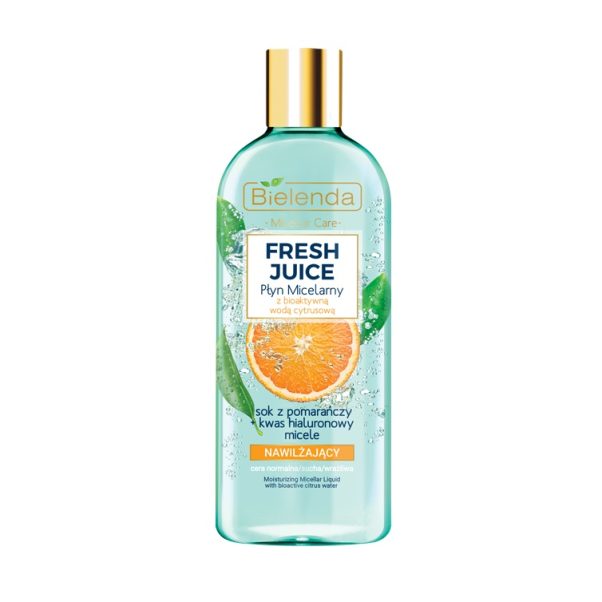 میسلار واتر سم زدا پرتقال بی یلندا Bielenda Fresh Juice Moisturizing Micellar Liquid Orange