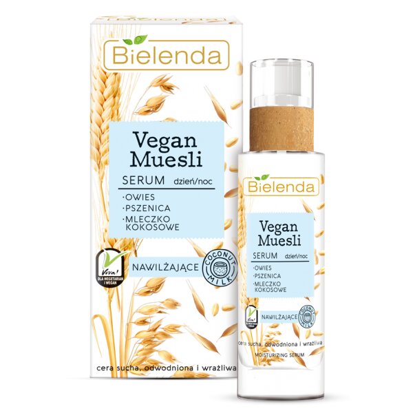 سرم مرطوب کننده گیاهی میزولی بی یلندا Bielenda Vegan Muesli Moisturizing serum