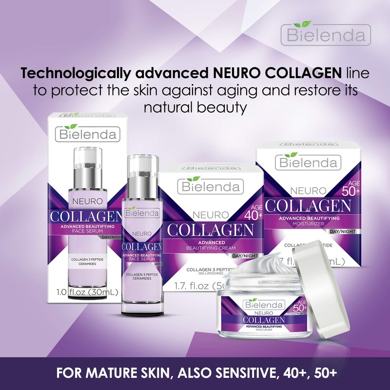 کرم روز و شب +50 کلاژن بیلندا Bielenda Neuro collagen +50 cream - Image 3