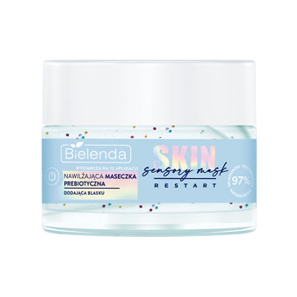 ماسک مرطوب کننده و درخشان کننده بی یلندا SKIN RESTART SENSORY MASK Moisturizing prebiotic mask adding radiance 8gr BIELENDA