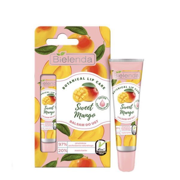 بالم لب گیاهی حاوی انبه بی یلندا BIELENDA SWEET MANGO LIP BALM 10 G